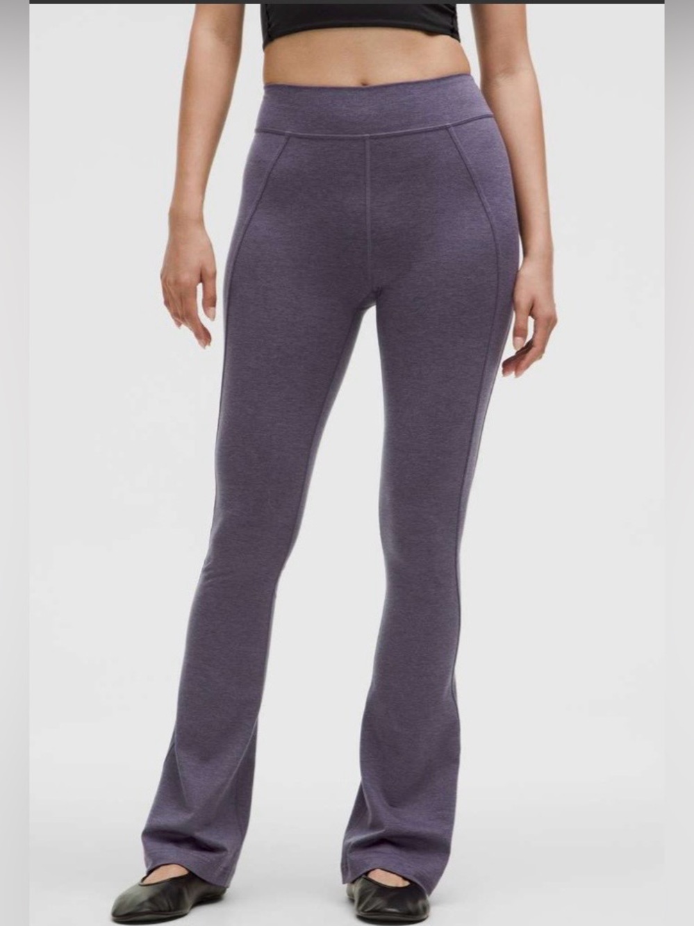 Lululemon Softy Suedey Split-Hem High-Rise Mini-Flare Pant